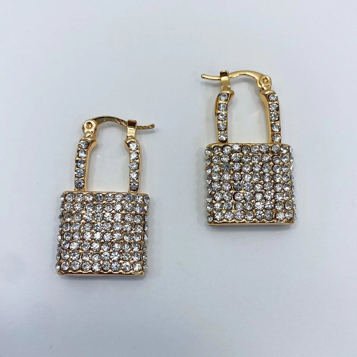 Bling Lock Earrings