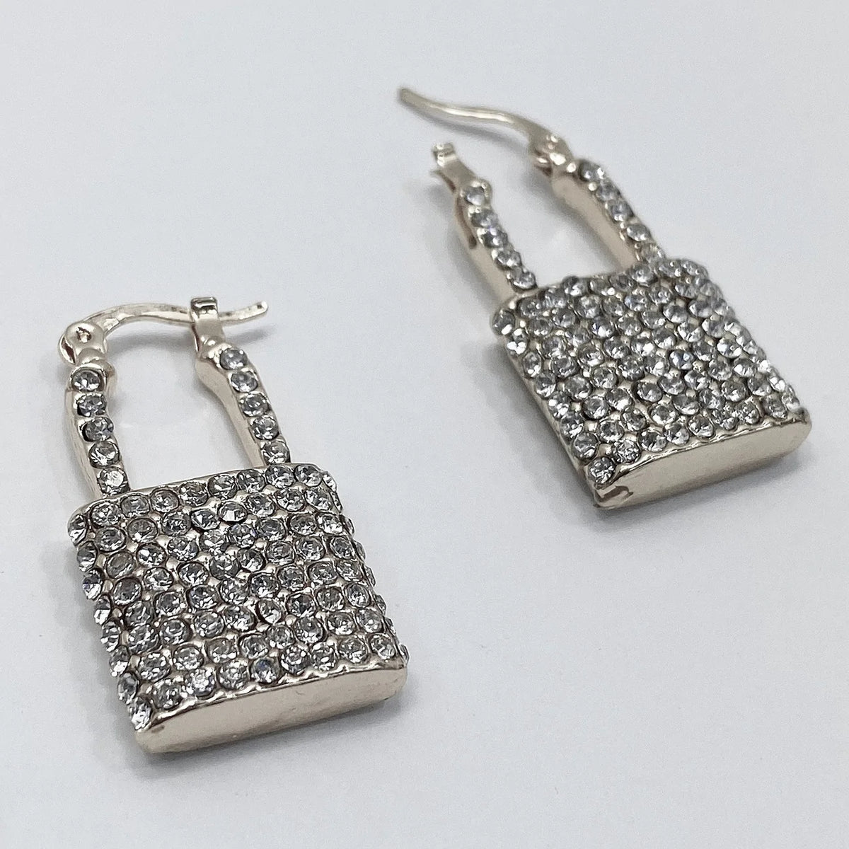 Bling Lock Earrings