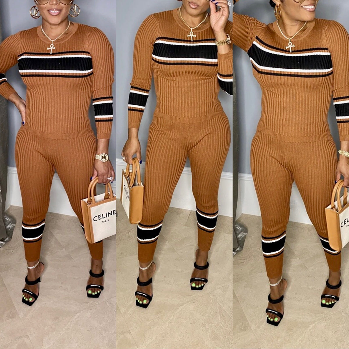 Sweat Her Knit set