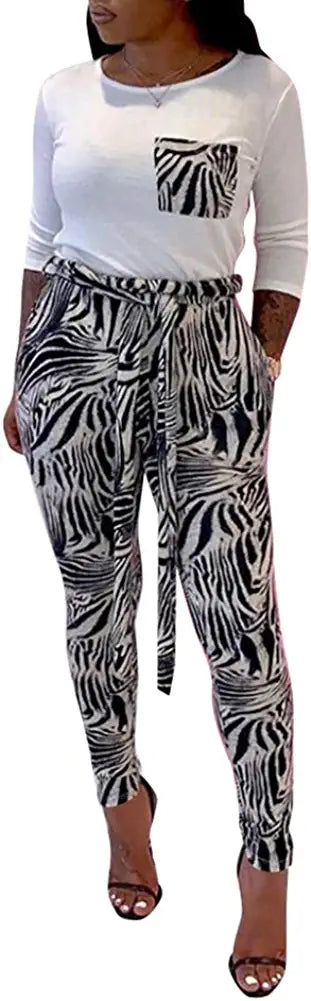 Juego de 2 estampados de cebra
