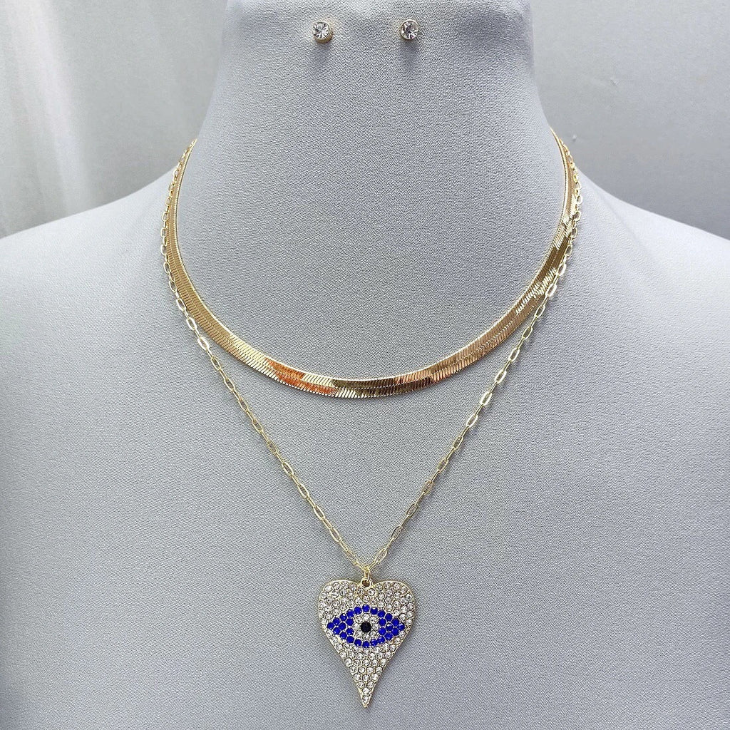 Evil Eye Love necklace