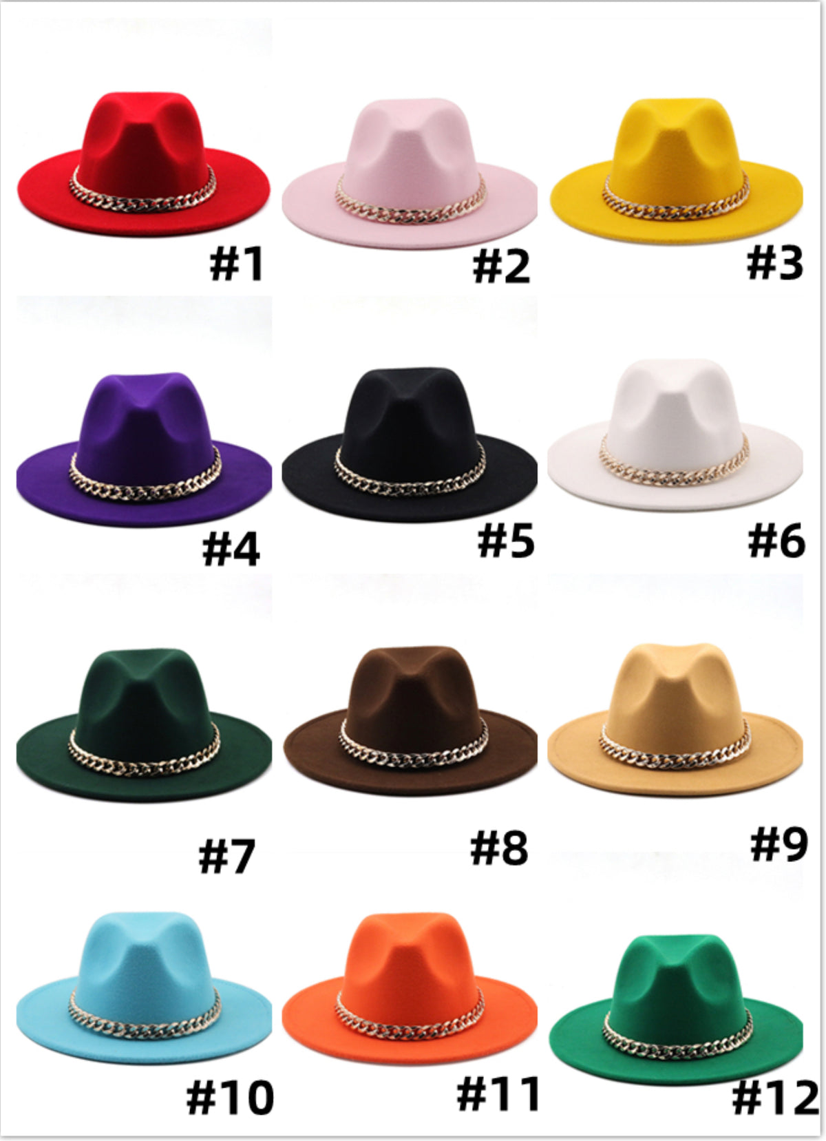 Wide Brim Fedoras