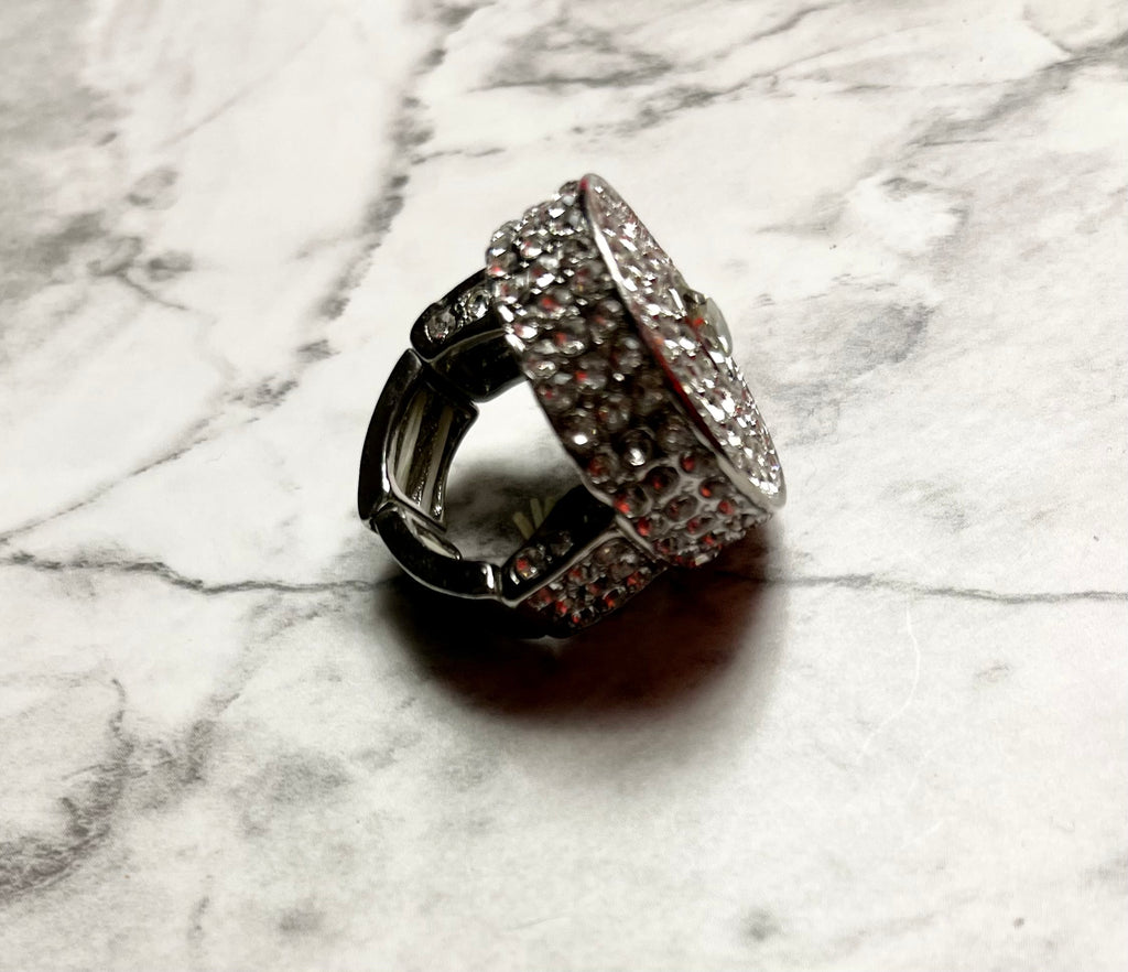 Icey Cluster Ring