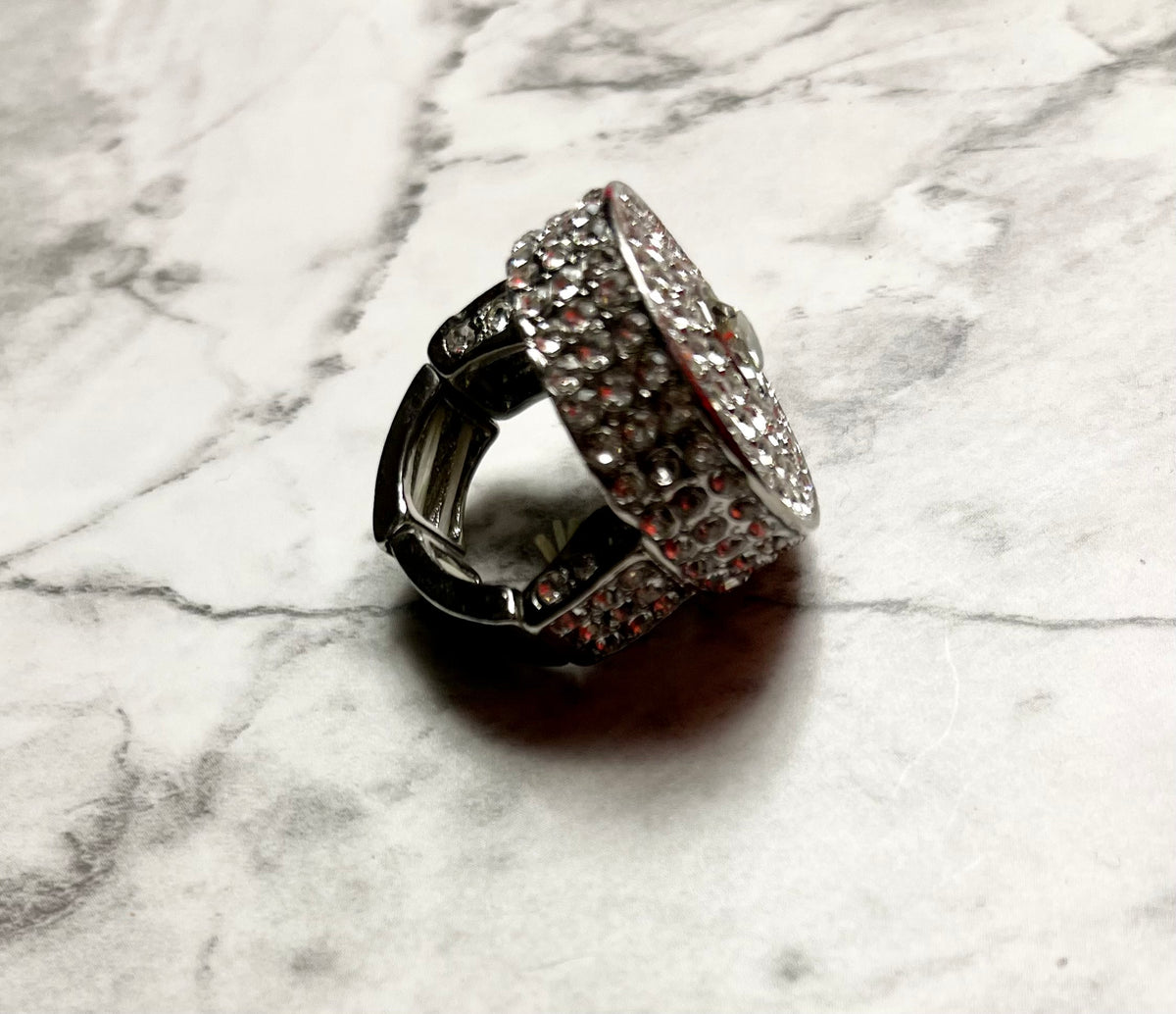 Icey Cluster Ring