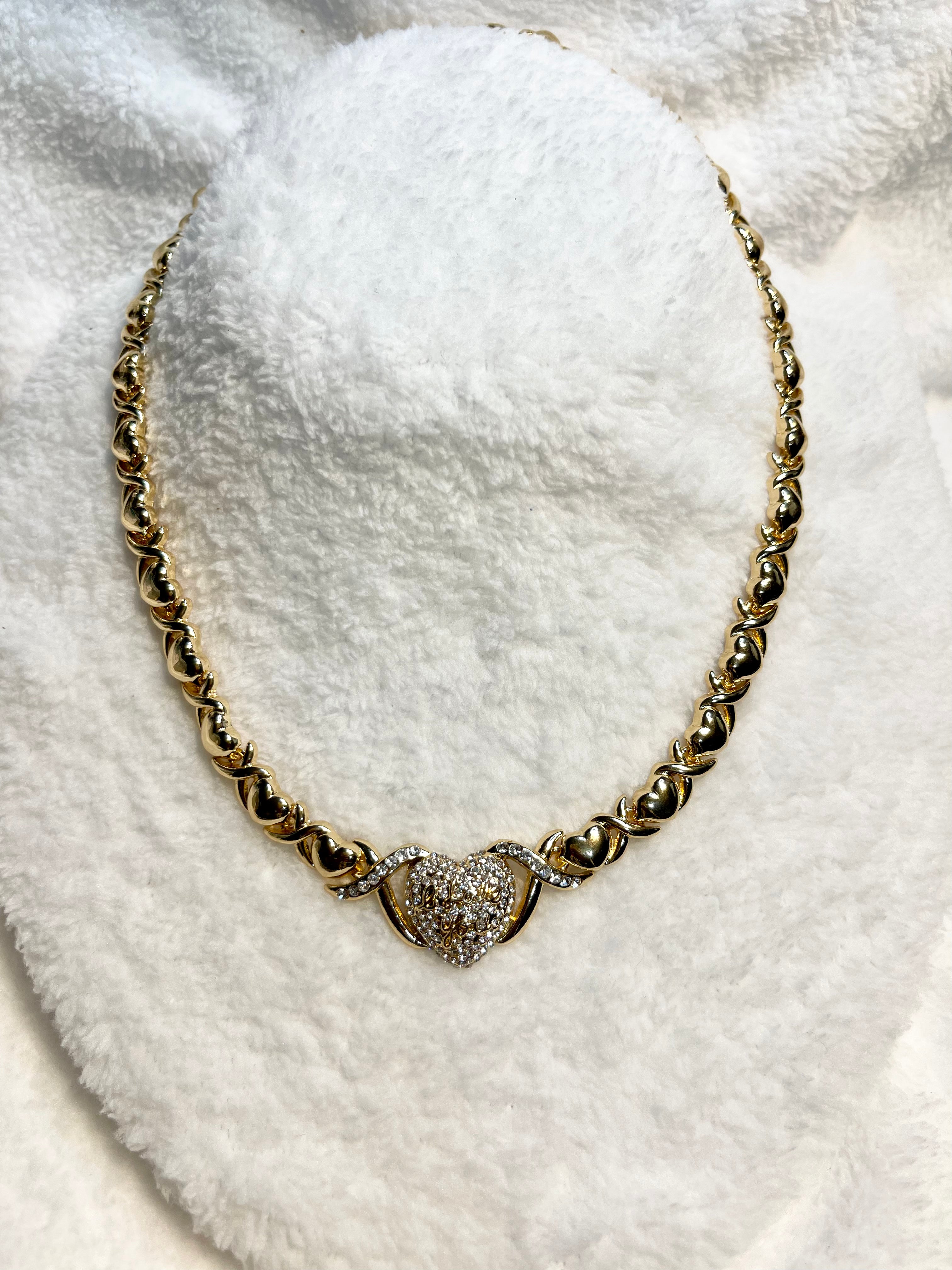 I Love You Heart Necklace