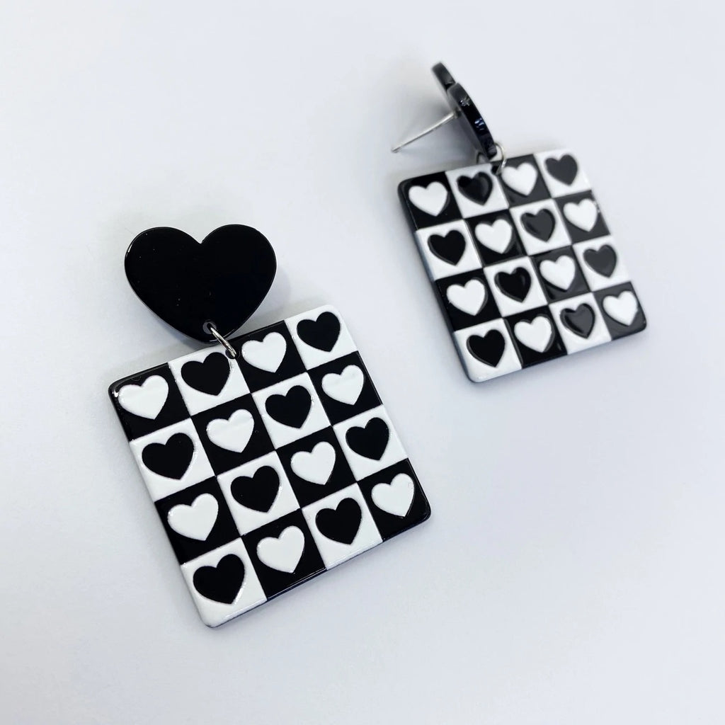 Pendientes clásicos de corazón