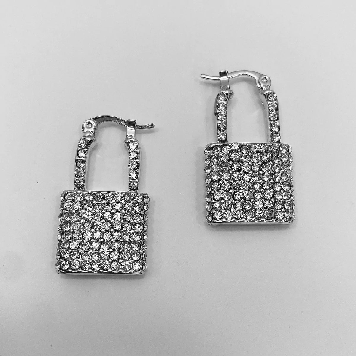 Bling Lock Earrings