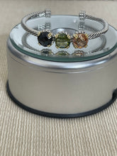 Load image into Gallery viewer, Multi CZ Cable Cuff Bracelet

