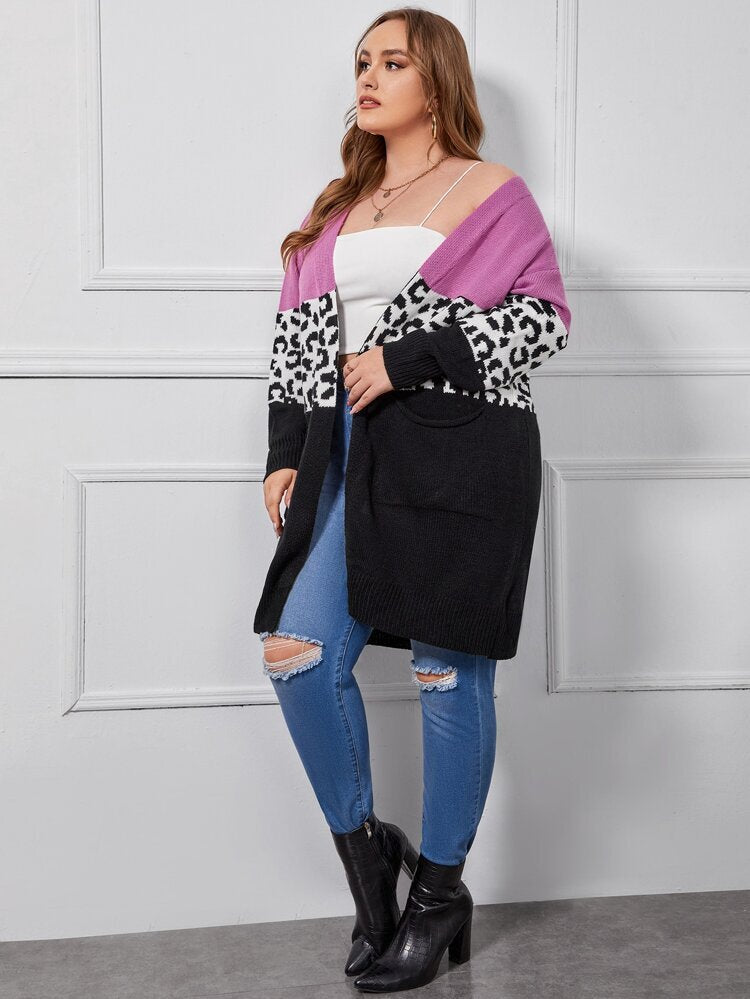 Animal Print Cardigan