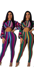 Load image into Gallery viewer, Marie Striped Pant set
